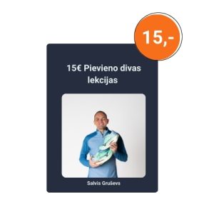 15€ Pievieno divas lekcijas